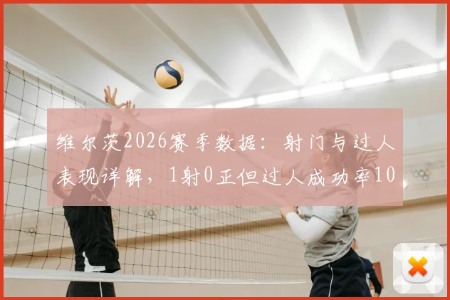 维尔茨2026赛季数据：射门与过人表现详解，1射0正但过人成功率100%分析